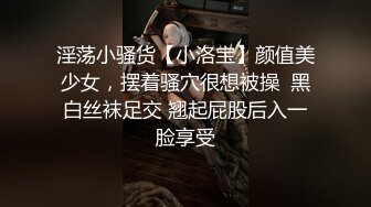 淫荡小骚货【小洛宝】颜值美少女，摆着骚穴很想被操  黑白丝袜足交 翘起屁股后入一脸享受