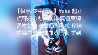 【极品 梦中情女】Yeha 超正点韩妞の劲爆胴体 狗链束缚调教女神 羞耻凸激乳粒 珍珠内裤白虎蜜蚌血脉喷张 美到爆了