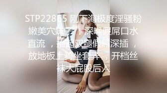 STP22865 刚下海极度淫骚粉嫩美穴妹子 ，深喉假屌口水直流 ，抬起双腿假屌深插 ，放地板上骑坐套弄 ，开档丝袜大屁股后入