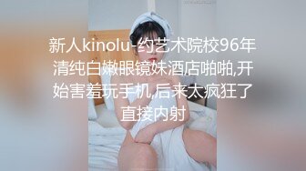 新人kinolu-约艺术院校96年清纯白嫩眼镜妹酒店啪啪,开始害羞玩手机,后来太疯狂了直接内射