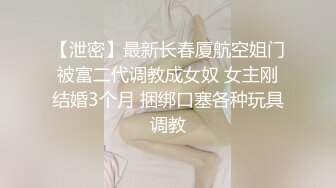 【泄密】最新长春厦航空姐门被富二代调教成女奴 女主刚结婚3个月 捆绑口塞各种玩具调教