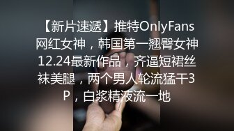 【新片速遞】推特OnlyFans网红女神，韩国第一翘臀女神12.24最新作品，齐逼短裙丝袜美腿，两个男人轮流猛干3P，白浆精液流一地