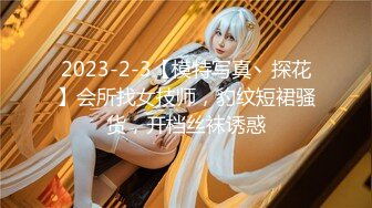 2023-2-3【模特写真丶探花】会所找女技师，豹纹短裙骚货，开档丝袜诱惑